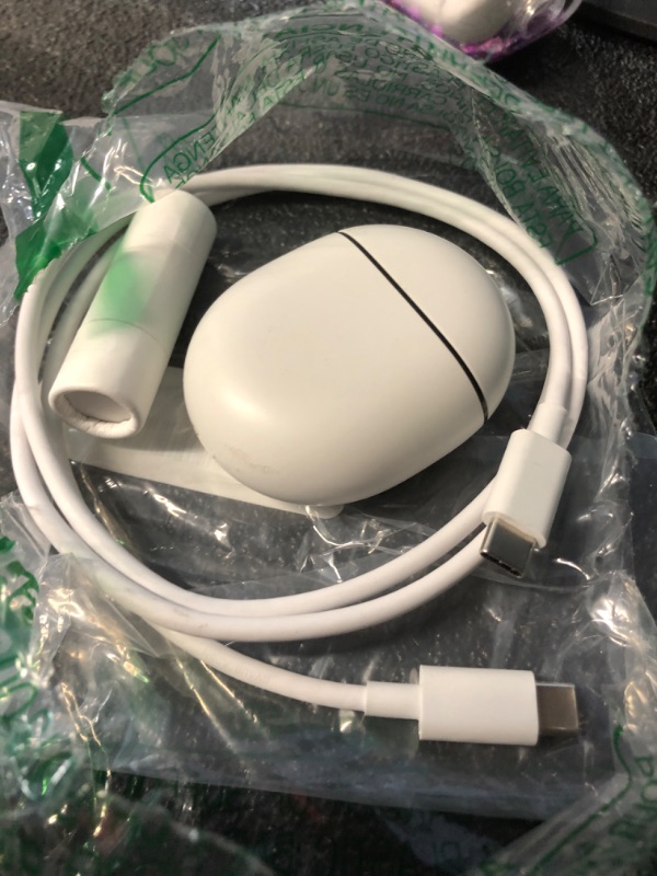 Photo 2 of ***ITEM TESTED FOR POWER, UNABLE TO TEST FURTHER*** Google Pixel Buds Pro - Noise Canceling Earbuds - Up to 31 Hour Battery Life with Charging Case - Bluetooth Headphones - Compatible with Android - Coral