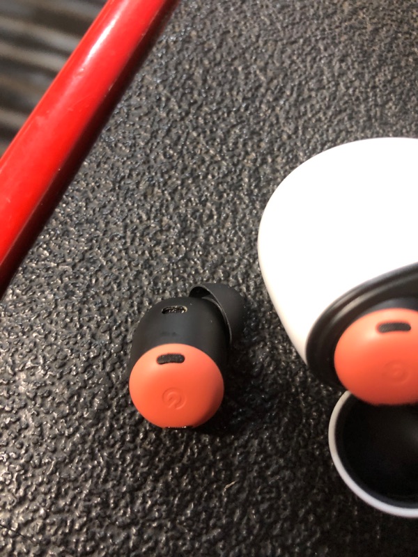 Photo 4 of ***ITEM TESTED FOR POWER, UNABLE TO TEST FURTHER*** Google Pixel Buds Pro - Noise Canceling Earbuds - Up to 31 Hour Battery Life with Charging Case - Bluetooth Headphones - Compatible with Android - Coral