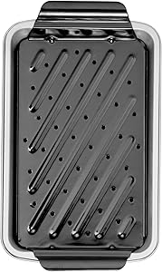 Photo 1 of **BROILING PAN ONLY**
Wilton Non-stick Broiler Baking Pan Set, 11 x 7-Inch, Steel