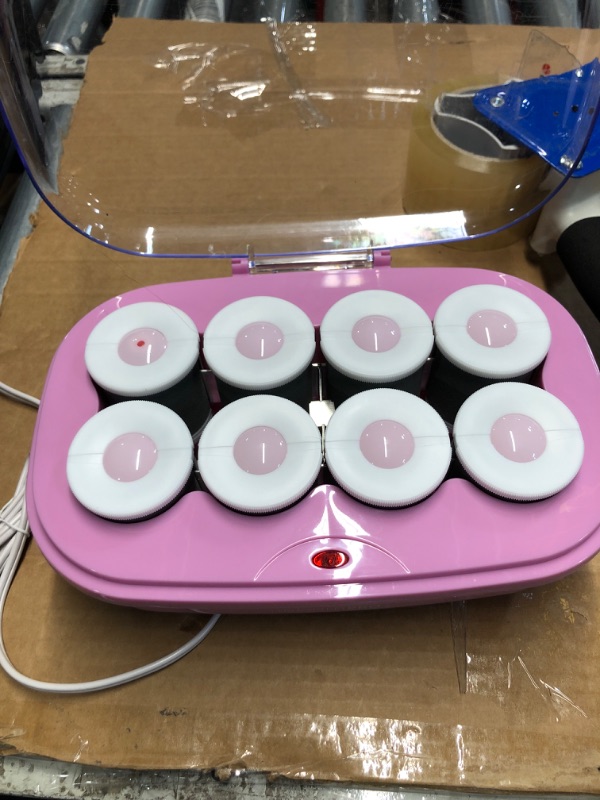 Photo 2 of (READ FULL POST) Conair Ceramic Hot Rollers for Long, Medium, and All Hair - Hair Curler - Hair Roller Clips Included - 2 inch Rollers