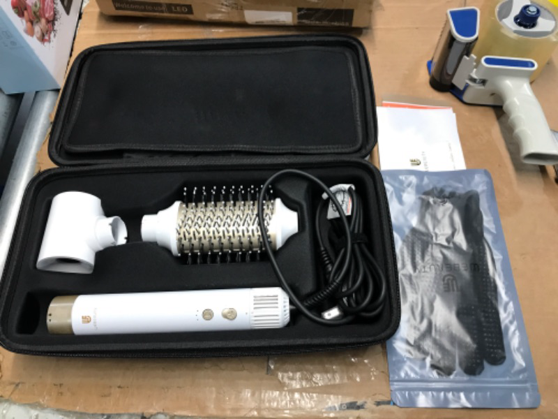 Photo 2 of **STOCK PHOTO FOR REF**(READ NOTES)
air Dryer Brush Blow Dryers: webeauty 5 in 1 One Step Professional Hot Air Brush Set for Fast Drying, Curling Drying, Straightening Combing, Hair Styler [Ceramic Coating] [Negative Ion] (White)