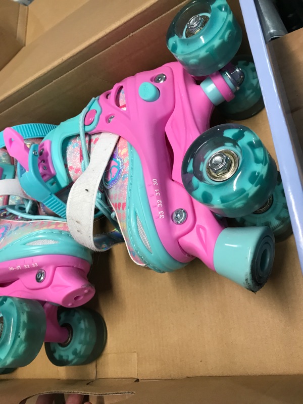 Photo 6 of **READ NOTES**
Sportneer Kids Roller Skates, Roller Skates with Protective Gear Set, Adjustable Roller Skates with 8 Light up Wheels, for Girls Kids Youth Beginner Indoor & Outdoor Use (1pair)