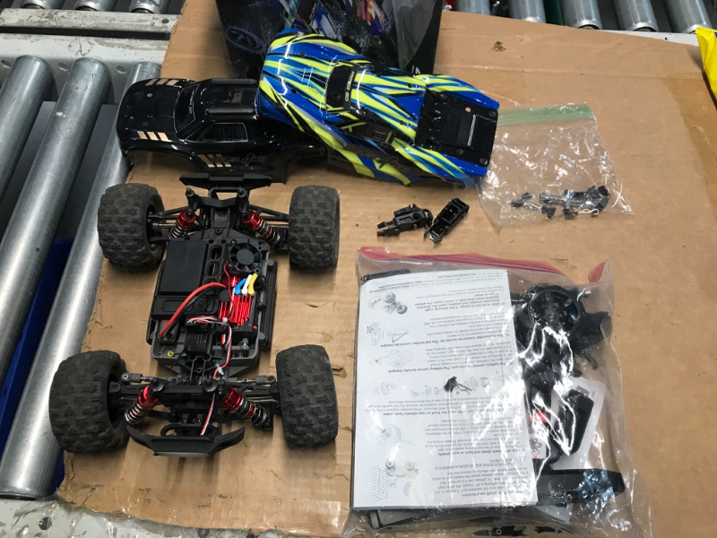 Photo 2 of **FOR PARTS**(READ NOTES)
HYPER GO H16BM 1/16 RTR Brushless Fast RC Cars for Adults, Max 42mph Electric Off-Road RC Truck, High Speed RC Car 4WD Remote Control Car with 2 Lipo Batteries for Adult, Compatible with 3S Lipo