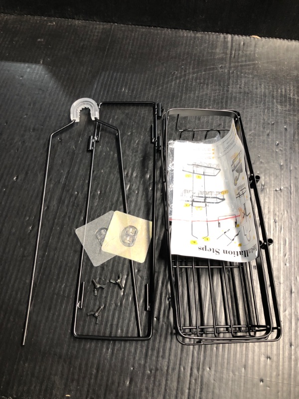 Photo 2 of **READ NOTES**
Joqixon Shower Caddy, Upgraded Extended Length Shower Caddy Over Showerhead No Blocking to Shower Head, Rustproof Shower Organizer with Hooks Shampoo Soap Holder, Bathroom Large Hanging Shower Caddy