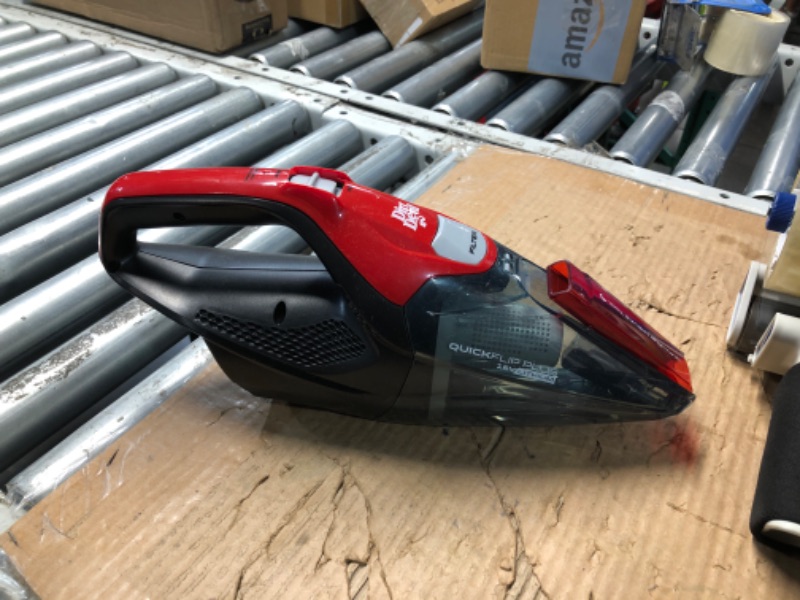 Photo 3 of **NONREFUNDABLE**FOR PARTS OR REPAIR**SEE NOTES**
Dirt Devil Plus 16V Quick Flip Pro Cordless 16 Volt Lithium Ion Bagless Handheld Vacuum Cleaner, Red BD30025B