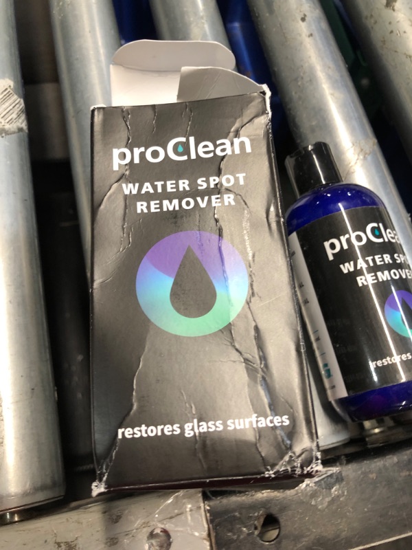 Photo 2 of ***NON REFUNDABLE***GlasWeld ProClean Hard Water Spot Remover Kit - 8 oz. Bottle with Applicator Pad Mineral Deposit Remover for Glass