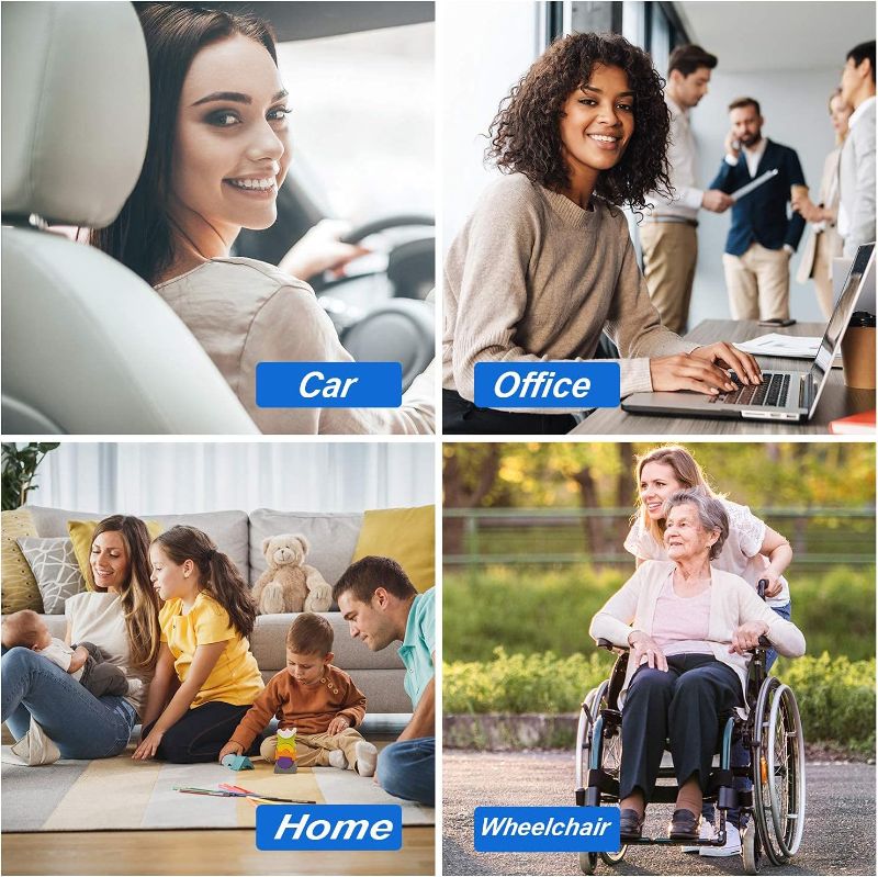 Photo 4 of (READ FULL POST) Cooling Gel Seat Cushion, Thick Big Breathable Honeycomb Design Absorbs Pressure Points Seat Cushion with Non-Slip Cover Gel Cushion for Office Chair Home Car seat Cushion for Wheelchair