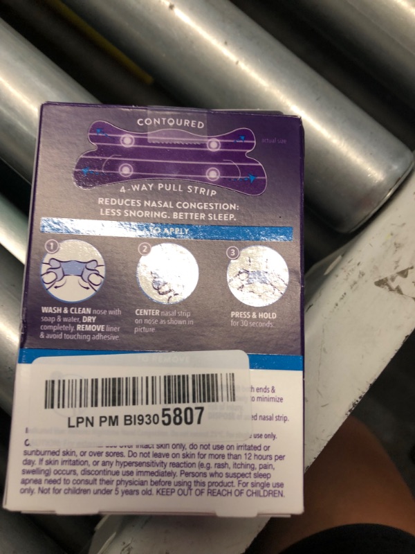 Photo 3 of ***NON REFUNDABLE***ZzzQuil, Sleep Nasal Strips, Clear Nighttime Nasal Strips, Instantly Opens Nose for Better Breathing, Reduces Nasal Congestion for Less Snoring and Better Sleep, Drug Free, Unscented, 52ct