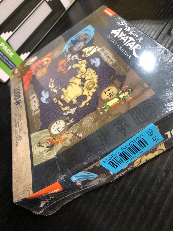 Photo 2 of ***FACTORY SEALED***AQUARIUS Avatar Map Puzzle (1000 Piece Jigsaw Puzzle) - Officially Licensed Avatar: The Last Airbender Merchandise/Collectibles - Glare Free - Precision Fit - Virtually No Puzzle Dust - 20x28 In 65411