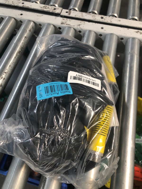 Photo 1 of *** LOOKS NEW** LAVEVE Flat Garden Soaker Hose 150 FT, Heavy Duty Water Hose Irrigation Sprinkler, Leakproof Drip Soaker Hose Watering for Garden, Lawn, Flower Bed, Vegetable Field (50 FT x 3 Pack)