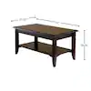 Photo 1 of  ***STOCK PHOTO REFERENCE ONLY***Rectangle Wood Coffee Table with Shelf