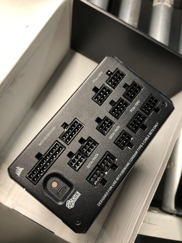 Photo 1 of (READ FULL POST) Corsair HX1000i Fully Modular Ultra-Low Noise ATX Power Supply - ATX 3.0 & PCIe 5.0 Compliant - Fluid Dynamic Bearing Fan - CORSAIR iCUE Software Compatible - 80 Plus Platinum Efficiency - Black
