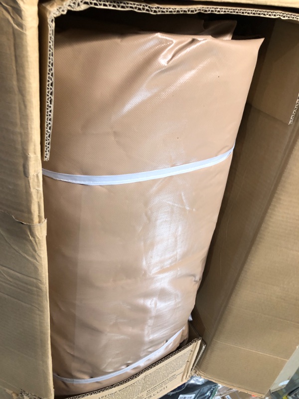 Photo 4 of ***USED - MISSING RAINFLY - OTHER PARTS MAY BE MISSING AS WELL - UNABLE TO VERIFY FUNCTIONALITY***
TETON Sports Sierra 16 Canvas Bell Tent; Waterproof 12 Person Family Camping Tent, Brown