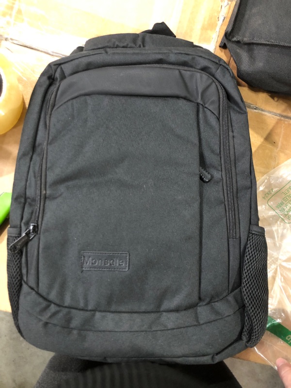 Photo 1 of (READ FULL POST) Monsdle Travel Laptop Backpack Anti Theft Water Resistant Backpacks School Computer Bookbag with USB Charging Port for Men Women College Students Fits 15.6 Inch Laptop (Black)