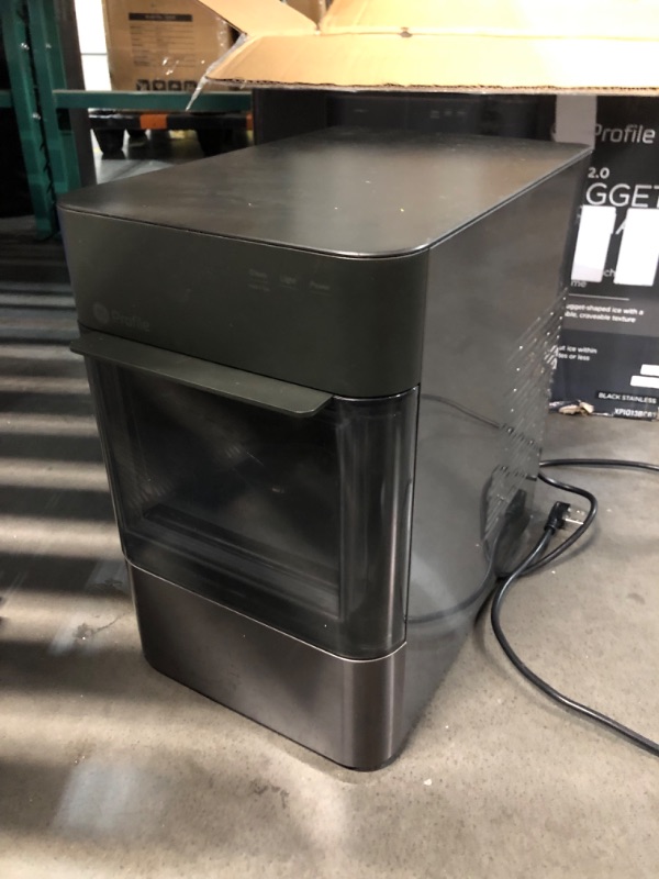 Photo 6 of ***USED - UNTESTED - SEE COMMENTS***
GE Profile Opal 2.0 Countertop Nugget Ice Maker with Side Tank Ice Machine with WiFi Connectivity Smart Home Kitchen Essentials Black Stainless