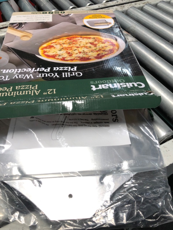 Photo 1 of **MISSING HANDLE**
Cuisinart CPP-612 Aluminum Pizza Peel, 12"
