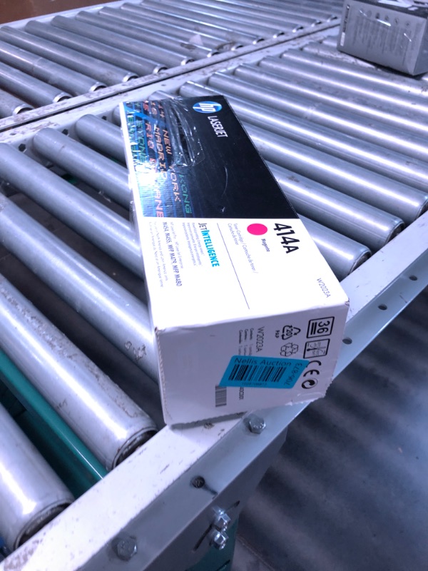 Photo 5 of ***FACTORY SEALED OPENED FOR INSPECTION***
HP 414A Magenta Toner Cartridge | Works with HP Color LaserJet Enterprise M455dn, MFP M480f; HP Color LaserJet Pro M454 Series, HP Color LaserJet Pro MFP M479 Series | W2023A