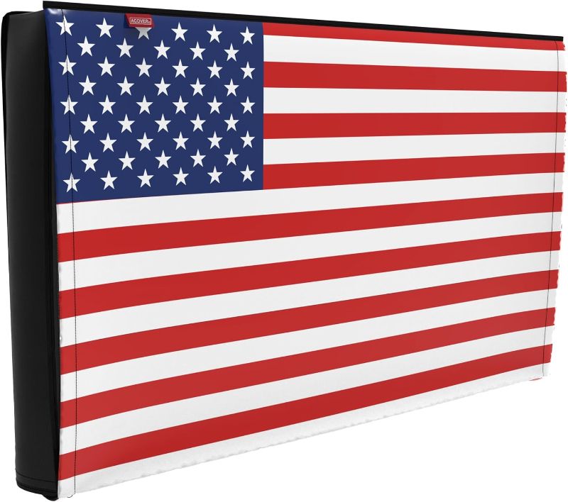 Photo 1 of (READ FULL POST) Outdoor 32" TV Set Cover,Scratch Resistant Liner Protect LED Screen Best-Compatible with Standard Mounts and Stands (American Flag)
