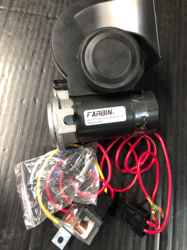 Photo 2 of (READ FULL POST) FARBIN Train Horn for Truck 12v 150db Loud Car Horn Snail Air Horn with Relay Harness for Any Vehicles