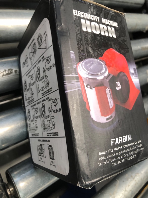 Photo 3 of (READ FULL POST) FARBIN Train Horn for Truck 12v 150db Loud Car Horn Snail Air Horn with Relay Harness for Any Vehicles