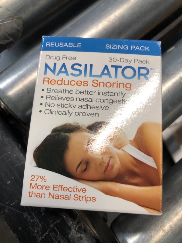 Photo 2 of ***FACTORY SEALED***Made in USA! Nasilator Breathing Aid - Soft & Flexible Nasal Dilators Improves Breathing & Sleeping - Best Snoring Solution | Reusable Nasal Cones Pack of 4 - Sizing Pack | Better Than Nose Strips