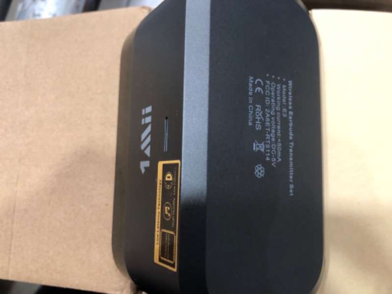 Photo 4 of 1Mii True Wireless Earbuds for TV Listening, TV Headphones Wireless for Seniors with Transmitter Charging Base, 2.4G Low Latency, Plug and Play, for Optical, AUX, RCA Ported Television