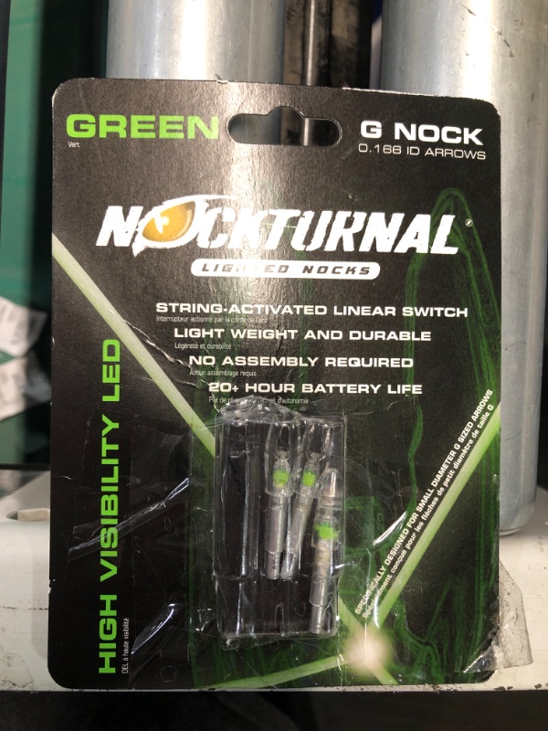 Photo 2 of ***READ NOTES*** Nockturnal-G Lighted Archery Nocks for Arrows with .165 Inside Diameter Including Victory VAP