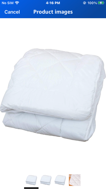 Photo 1 of "Classic Linen Bristol Diamond Quilted Waterproof Mattress Pad"