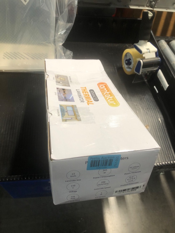 Photo 4 of ***ITEM TESTED FOR POWER, UNABLE TO TEST FURTHER*** Laminator Machine 13 Inch Wide with 70 Laminating Sheets for A3/A4/A6