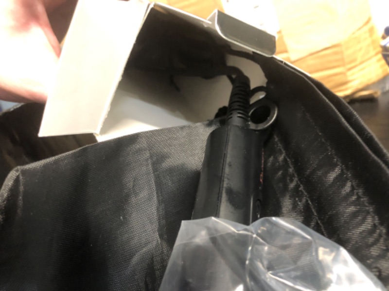 Photo 1 of ***ITEM TESTED FOR POWER, UNABLE TO TEST FURTHER*** Mini Hair Crimper Hair Waver 3 Temperature Adjustable, 3 Barrel Curling Iron for Short Hair, Hair Crimper for Women Beach Waves, Crimper Hair Tool 1/2 Inch Travel Size, Dual Voltage, Pouch Bag Digital te