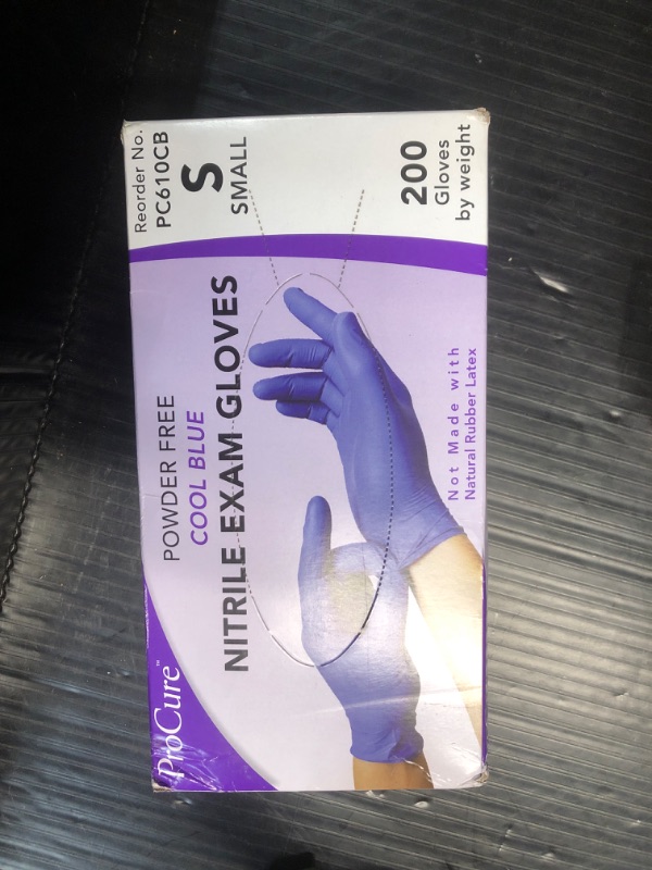 Photo 2 of  ProCure Disposable Nitrile Gloves - Small