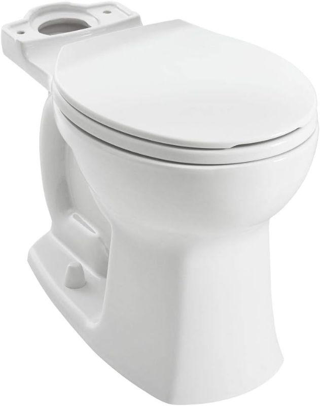 Photo 1 of **missing seat** American Standard 3519B101.020 Edgemere Right Height Round Front Toilet Bowl, White
