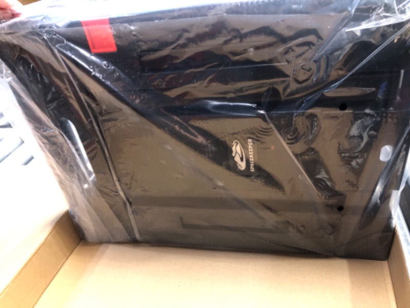 Photo 1 of **MISSING A PART READ NOTES**
SPACEKEEPER Folding Hand Truck, 227KGS Heavy Duty Platform Truck Utility Cart with 6 Wheels & 2 Elastic Ropes Black