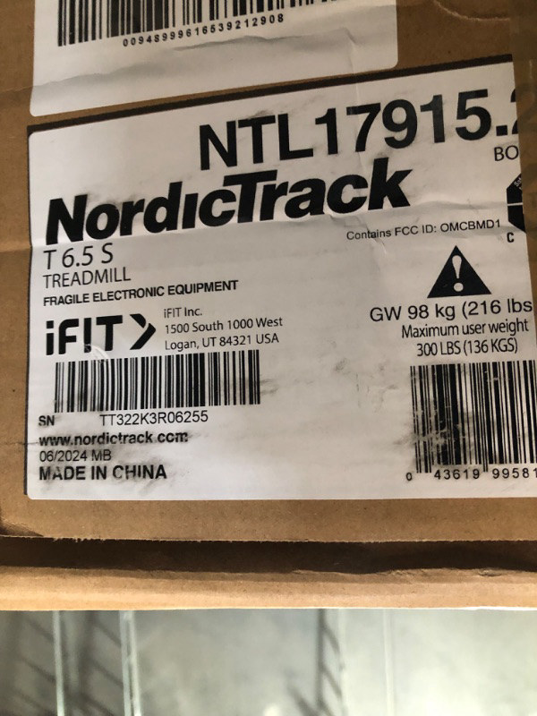 Photo 2 of ***FACTORY SEALED***
NordicTrack T Series: Perfect Treadmills for Home Use, Walking or Running Treadmill with Incline, Bluetooth Enabled