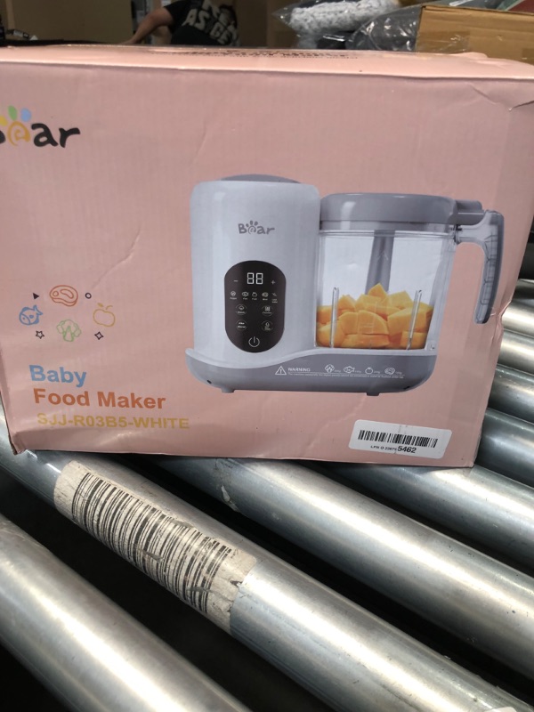 Photo 5 of ***ITEM TESTED FOR POWER, UNABLE TO TEST FURTHER***Bear 2023 Baby Food Maker | One Step Baby Food Processor Steamer Puree Blender | Auto Cooking & Grinding | Baby Food Puree Maker with Self Cleans | Touch Screen Control