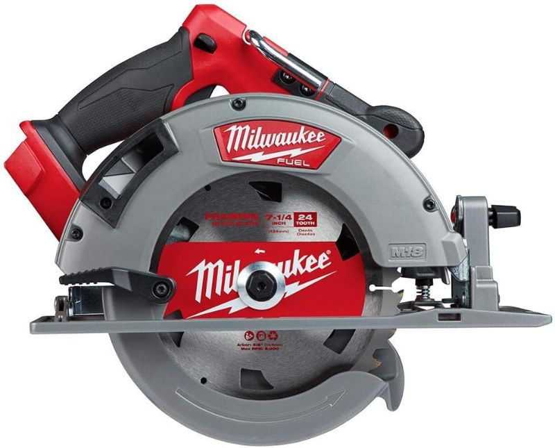 Photo 1 of 
Milwaukee 2732-20 M18 Fuel 18 Volt Lithium-Ion 15 Amp 7-1/4 Inch Cordless Circular Saw (Tool Only) (Non-Retail Packaging)