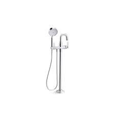 Photo 1 of ****PARTS ONLY****Castia By Studio McGee Single-Handle Freestanding Tub Faucet Bath Filler Trim With Handshower in. Polished Chrome