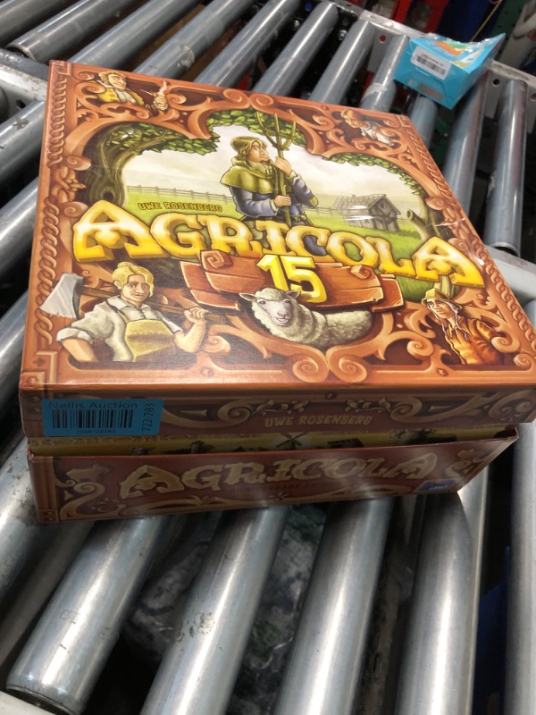 Photo 4 of Agricola 15th Anniversary Edition Board Game | Limited Edition | Farming Game for Adults and Teens 1-4 Players 