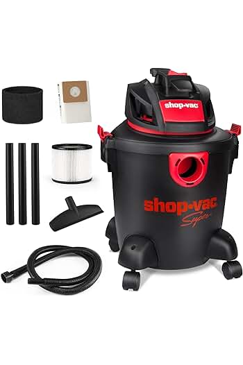 Photo 1 of (READ FULL POST) Shop-Vac 6-Gallon 3.5-HP Corded Wet/Dry Shop Vacuum with Accessories Included
