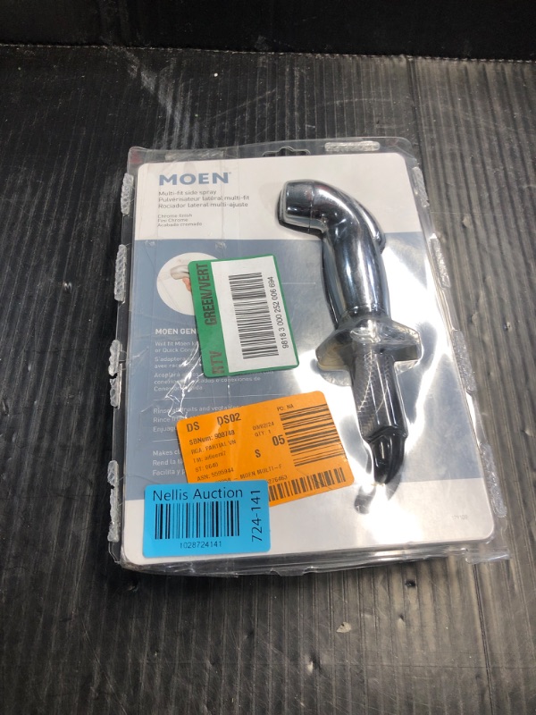 Photo 3 of **MISSING PARTS**
Moen Universal Chrome Kitchen Replacement Side Sprayer, for Use with Kitchen Sink Faucets, 179108