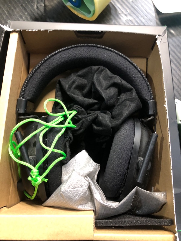 Photo 2 of **NONREFUNDABLE**FOR PARTS OR REPAIR**SEE NOTES**
Razer BlackShark V2 Gaming Headset: THX 7.1 Spatial Surround Sound - 50mm Drivers - Detachable Mic - for PC, PS4, PS5, Switch, Xbox One, Xbox Series X|S - 3.5mm Audio Jack & USB DAC - Black