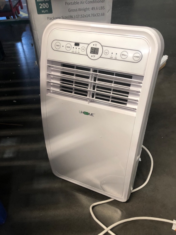 Photo 6 of ***NONREFUNDABLE - THIS SALE FINAL -  PARTS ONLY - SEE COMMENTS***
Uhome 2024 New Portable Air Conditioner, 8000 BTU Compact AC Unit with Cooling, Dehumidifier, Fan, Remote Control and Window Mount Kit Included, White