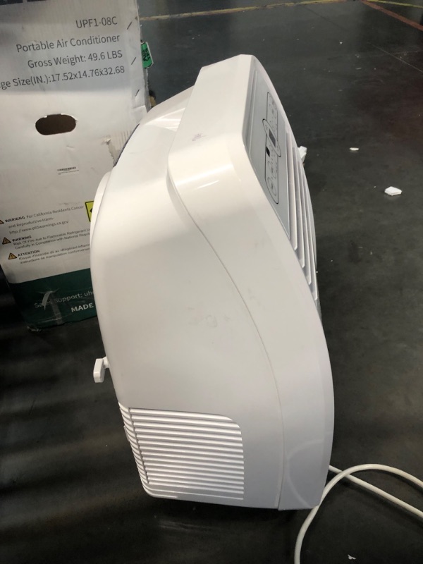 Photo 5 of ***NONREFUNDABLE - THIS SALE FINAL -  PARTS ONLY - SEE COMMENTS***
Uhome 2024 New Portable Air Conditioner, 8000 BTU Compact AC Unit with Cooling, Dehumidifier, Fan, Remote Control and Window Mount Kit Included, White