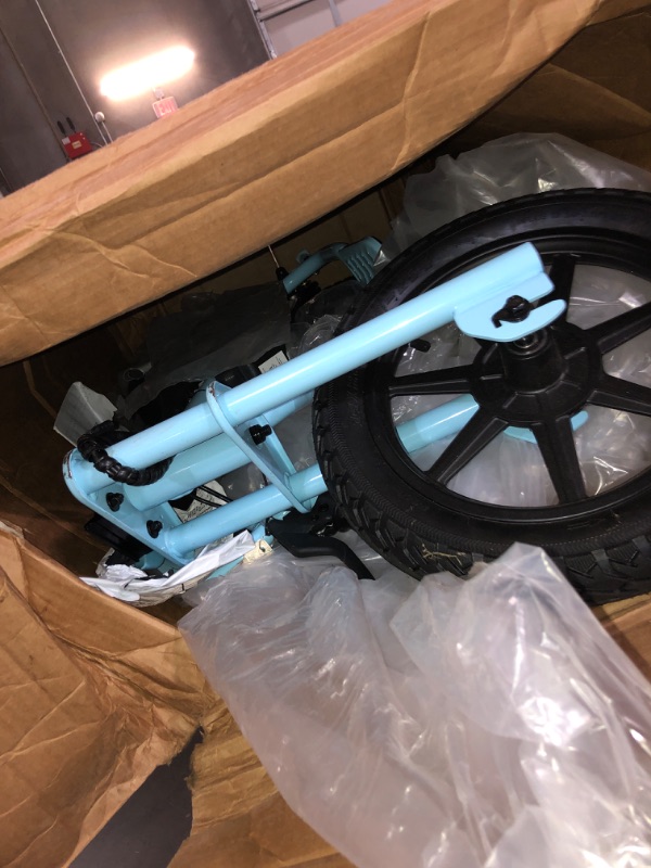 Photo 3 of ***USED - MISSING PARTS - DAMAGED - UNTESTED - SEE COMMENTS***
Droyd Weeler Electric Mini Bike - Electric Balance Bike for Kids Ages 6 & Up - 200W Electric Bike w 6.2-10MPH up to 8 Miles - Balance Bike for Kids up to 45 Mins Run Time w 14in Tire, 24V 8Ah 