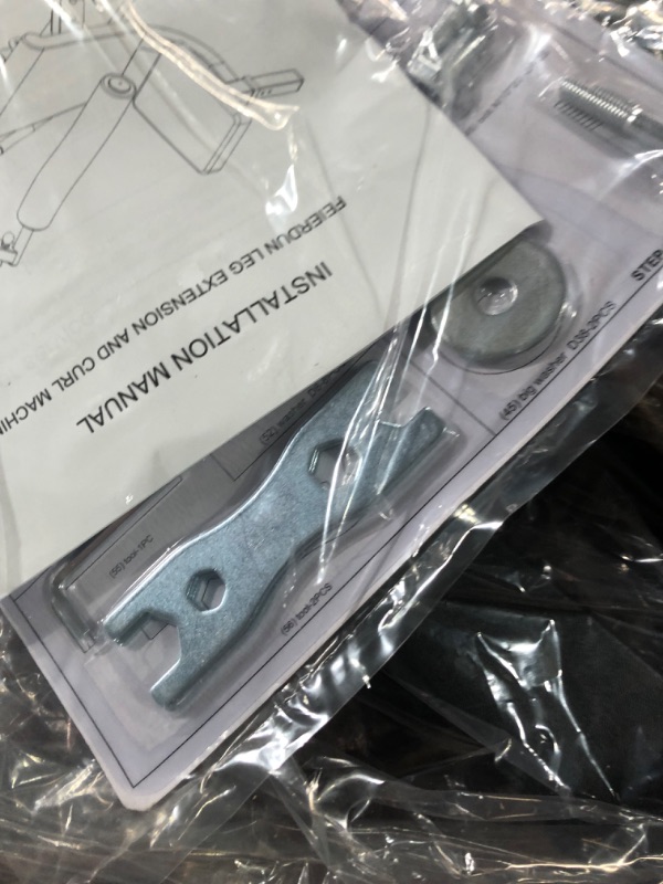 Photo 1 of FEIERDUN Adjustable Leg Extension and Curl Machine, Leg Extension Machine for Lower Body Workouts - Adjustable Leg Curl Machine, Home Gym Weight Machine