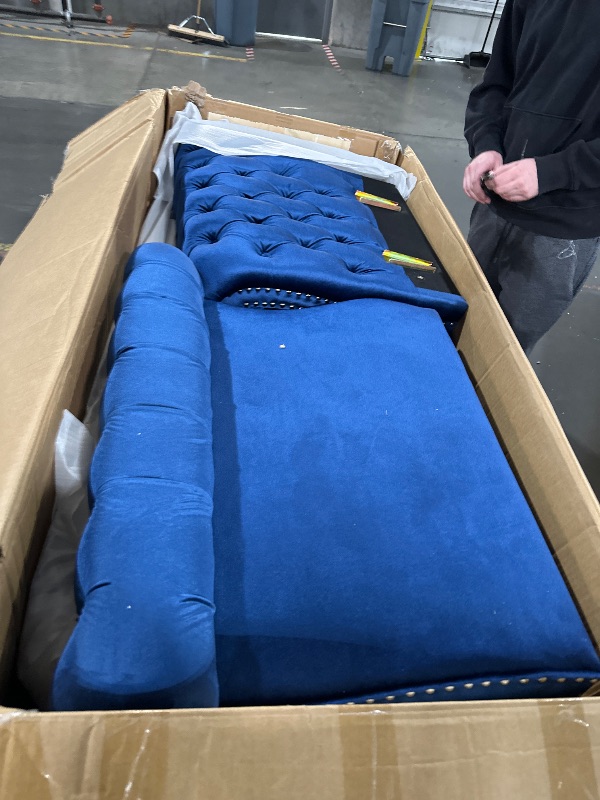 Photo 1 of ***PALLET PICK UP ONLY/ PICK UP/ TRAILER PICK UP ONLY*** Somerville Traditional Chesterfield Loveseat - Christopher Knight Home