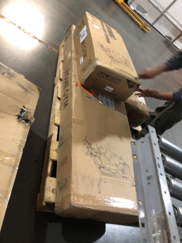 Photo 1 of ***PALLET PICK UP/ TRAILER/ PICK UP TRUCK ONLY*** Home Gym, Multifunctional Home Gym Equipment for Leg Press, 150LBS Weight Stack Machine, Workout Station with Pulley System for Full Body Training