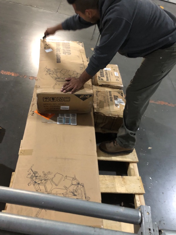 Photo 1 of ***PALLET PICK UP/ TRAILER/ PICK UP TRUCK ONLY*** Home Gym, Multifunctional Home Gym Equipment for Leg Press, 150LBS Weight Stack Machine, Workout Station with Pulley System for Full Body Training