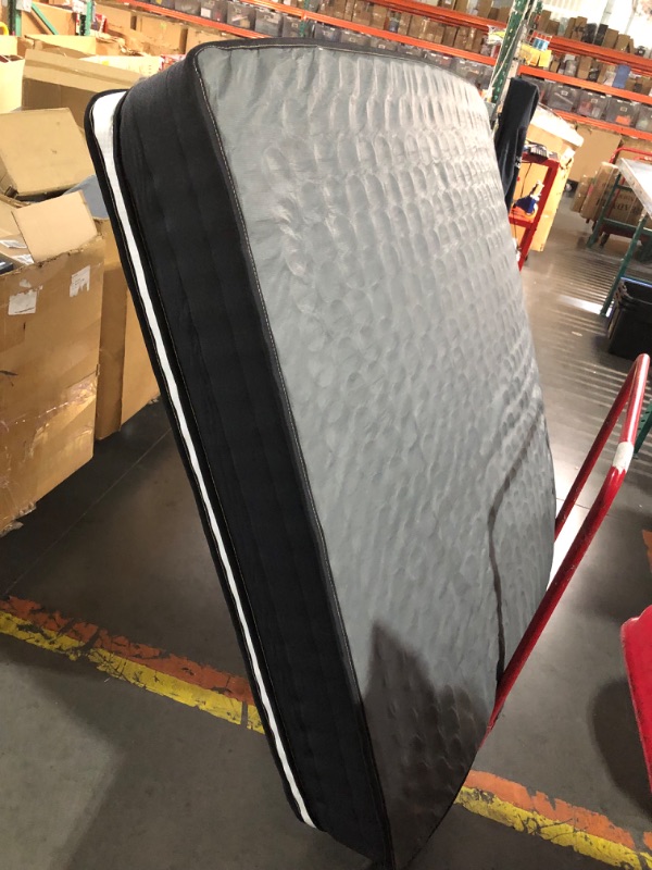 Photo 8 of ***TRUCK/TRAILER PICKUP ONLY - HEAVILY USED AND DIRTY - FRAYED - NO PACKAGING - SEE PICTURES***
Queen Mattress, 10 Inch Queen Size Hybrid Mattress in a Box, Gel Memory Foam & Individually Pocket Innerspring Bed Mattress, Medium Firm CertiPUR-US Certified 