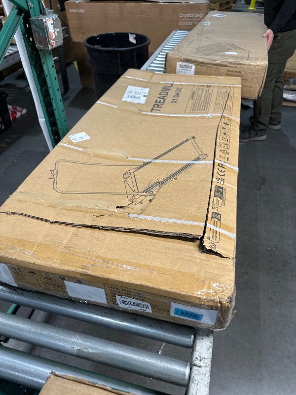 Photo 5 of (NONREFUNDABLE, PARTS ONLY) THERUN Walking Pad Treadmill, 2.5 HP Under Desk Treadmill, 2 in 1 Foldable Treadmill for Home, Walking Pad with Handle Bar, 15" Widened Running Belt, Treadmill with Remote Control & LED Touch Screen